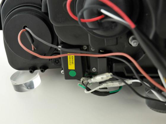 Scheinwerfer Set Daylight LED TFL-Optik Mini Cooper Typ R50 01-06 chrom Scheinwerfer Set Daylight LED TFL-Optik Mini Cooper Typ R50 01-06 chrom